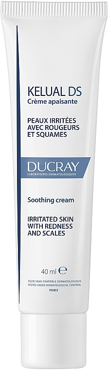 Anti-Peeling Soothing Cream - Ducray Kelual Ds Squamo-Reducing Soothing Cream — photo N4