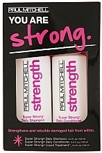 Fragrances, Perfumes, Cosmetics Set - Paul Mitchell Super Strong Litre Offer (shm/1000ml + cond/1000ml + spray/100ml)