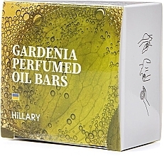 Solid Perfumed Body Oil - Hillary Perfumed Oil Bars Gardenia — photo N2