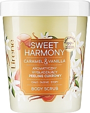 Fragrances, Perfumes, Cosmetics Smoothing Perfumed Sugar Peeling - Lirene Peeling Sweet Harmony Caramel Vanilla