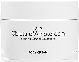 Fragrances, Perfumes, Cosmetics Body cream - Marie-Stella-Maris №12 Objets d'Amsterdam Body Cream