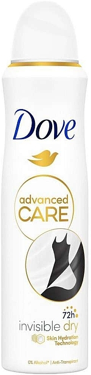 Invisible Deodorant Antiperspirant - Dove Advanced Care Invisible Dry Antiperspirant Deodorant Spray — photo N2