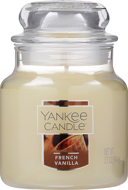 Scented Candle in Jar "Frencg Vanilla" - Yankee Candle French Vanilla — photo N1