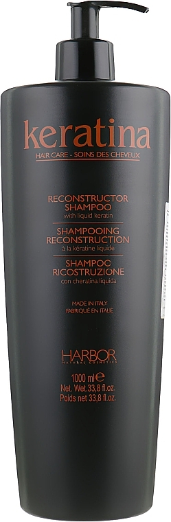 Repair Shampoo for Damaged Hair - Phytorelax Laboratories Keratina Reconstructor Shampoo — photo N3