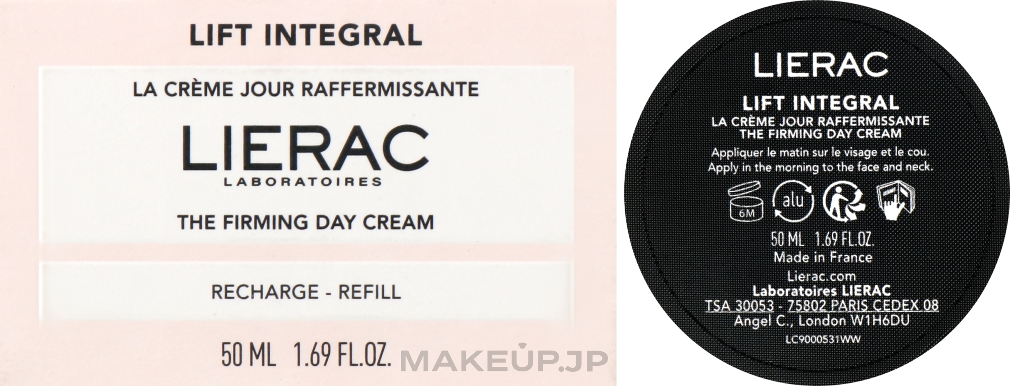 Firming Day Face Cream - Lierac Lift Integral The Firming Day Cream Refill (refill) — photo 50 ml