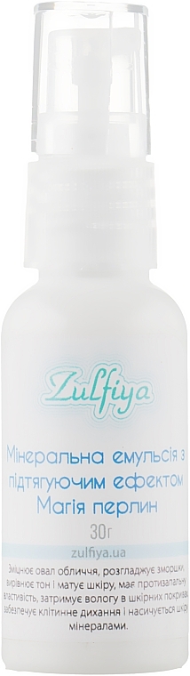 Lifting Mineral Emulsion "Magic of Pearls" - Zulfiya — photo N1