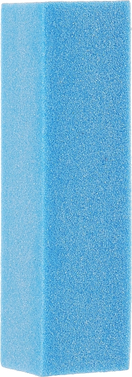 4-Sided Foam Nail Buffer, 95x26x25 mm, blue - Baihe Hair — photo N1