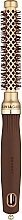 Blow Drying Brush, d 15 mm - Olivia Garden Expert Blowout Shine Wavy Bristles GOLD&BROWN — photo N1