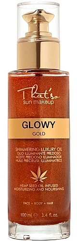 That'so Glowy Gold - Moisturizing shimmer for face, body and hair — photo N1