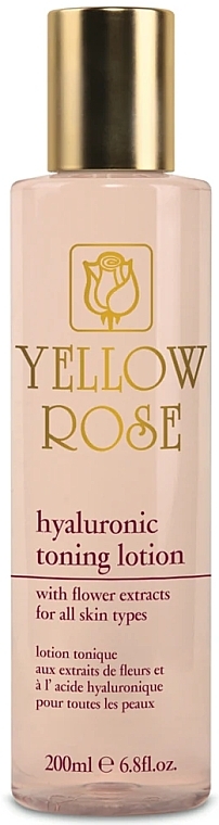 Toning Lotion with Hyaluronic Acid - Yellow Rose Hyaluronic Toning Lotion — photo N1