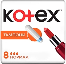 Fragrances, Perfumes, Cosmetics Normal Tampons, 8 pcs - Kotex Normal Tampons