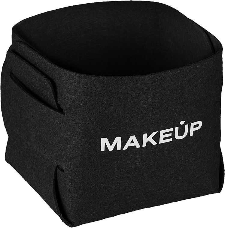 Cosmetic Organizer 'Beauty Basket', black - Makeup Desk Organizer Black — photo N2