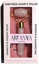 Fragrances, Perfumes, Cosmetics Rose Quartz Face Massage Roller - ARI ANWA Skincare Mini Rose Quartz Roller