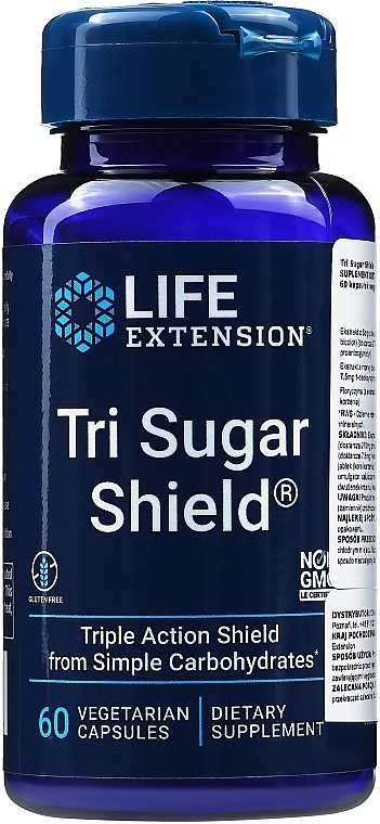 Blood Sugar Lowering Dietary Supplement - Life Extension Tri Sugar Shield — photo N1