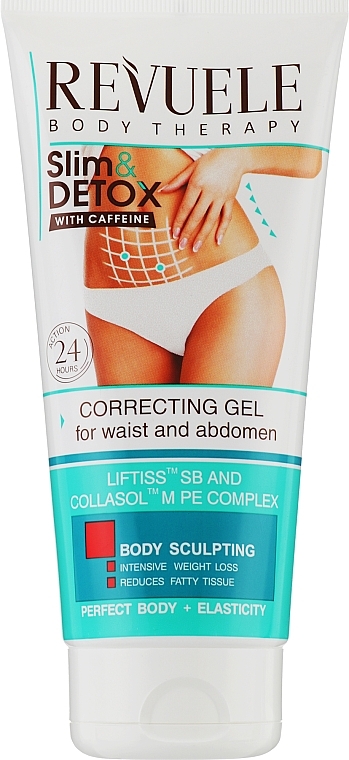 Waist and Abdominal Correcting Gel - Revuele Slim&Detox Correcting Gel  — photo N1