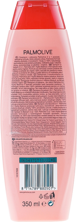 2-in-1 Shampoo & Conditioner - Palmolive Naturals 2 in 1 Hydra Balance Shampoo — photo N6