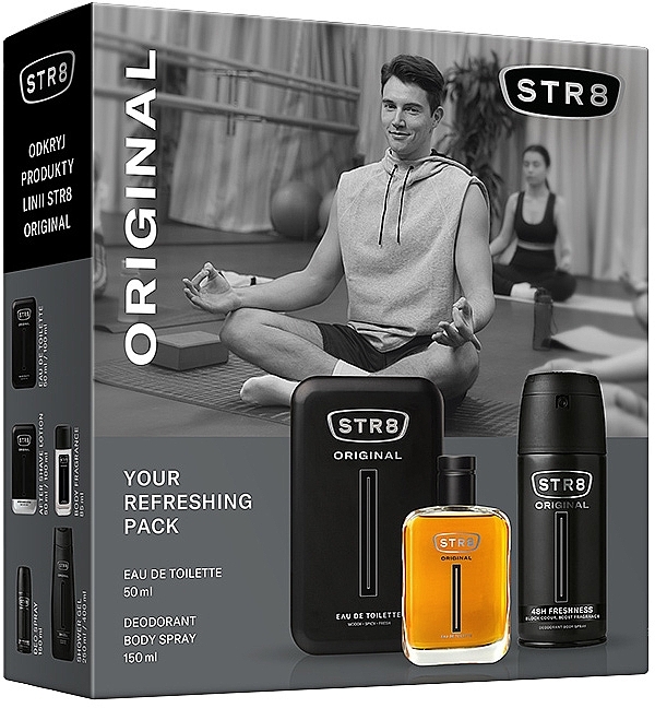 STR8 Original - Set (edt/50ml + deo/150ml) — photo N1