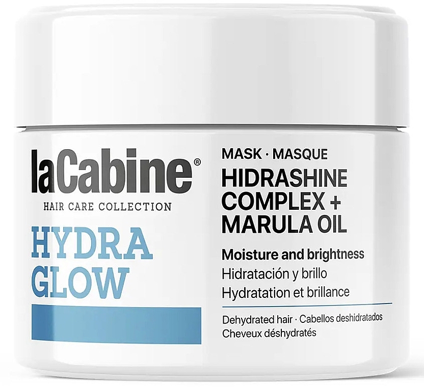 Hydrating Hair Mask - La Cabine Hydraglow Mask Hydrshine Complex + Marula Oil — photo N1