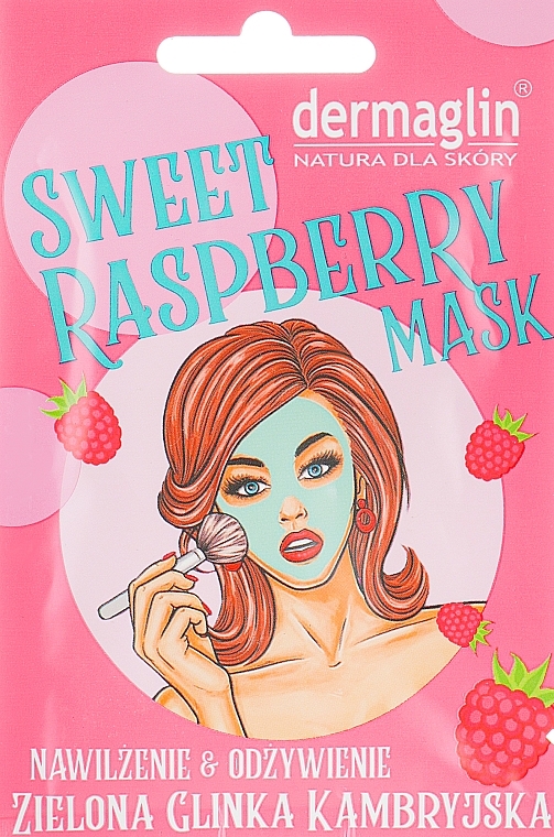 Sweet Raspberry Face Mask - Dermaglin Sweet Raspberry Mask — photo N1