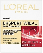 Fragrances, Perfumes, Cosmetics Eye Cream - L'Oreal Paris Age Specialist Expert Eye Cream 50+