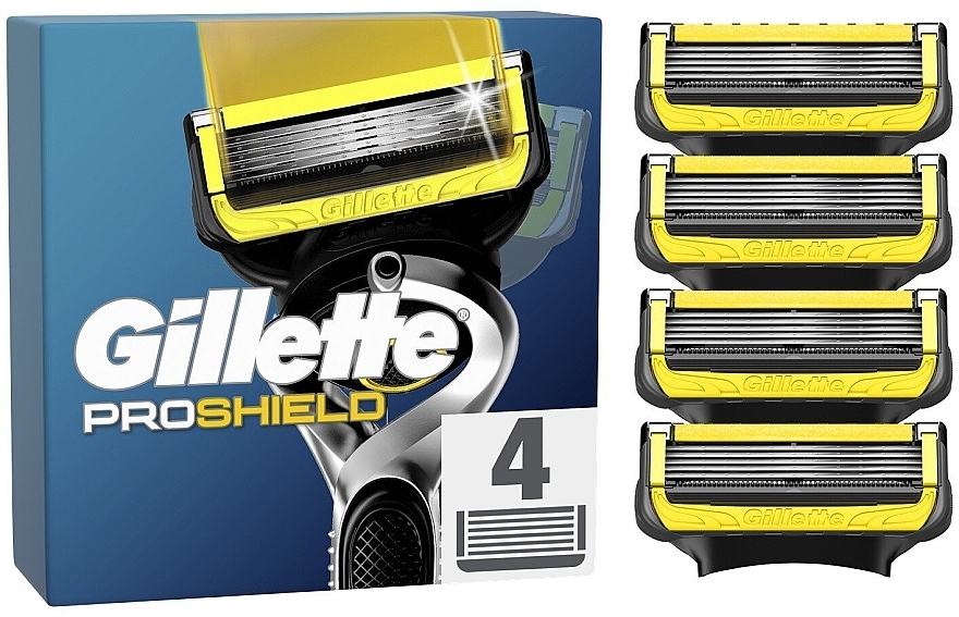 Shaving Cartridges, 4 pcs - Gillette Proshield — photo N3