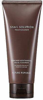 Face Foam Cleanser - Nature Republic Snail Solution Foam Cleanser — photo N1