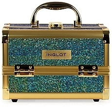 Fragrances, Perfumes, Cosmetics Cosmetic Case, diamond green - Inglot Case Diamond Green KC-096S