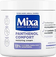 Face, Body & Hand Cream - Mixa Panthenol Comfort Restoring Cream — photo N1