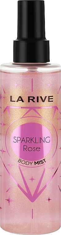 Shimmery Body Spray - La Rive Sparkling Rose Shimmer Mist — photo N3