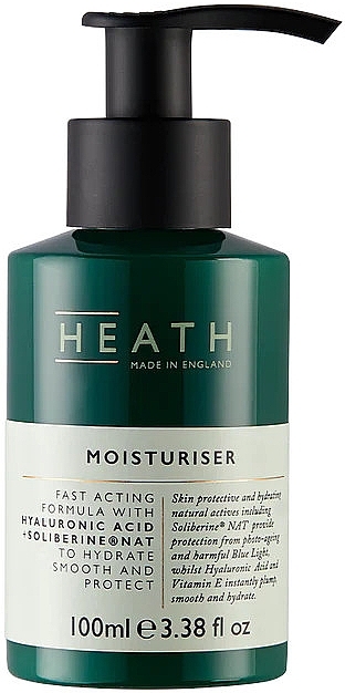 Fast-Acting Moisturizing Face Cream with Hyaluronic Acid - Heath Moisturiser — photo N1