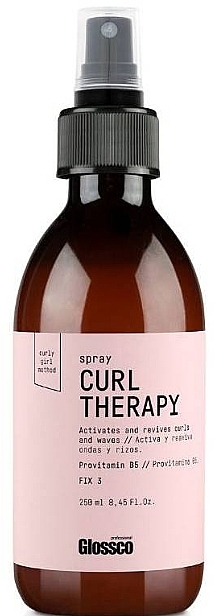 Spray for Curly & Wavy Hair - Glossco Curl Therapy Spray Activador — photo N1