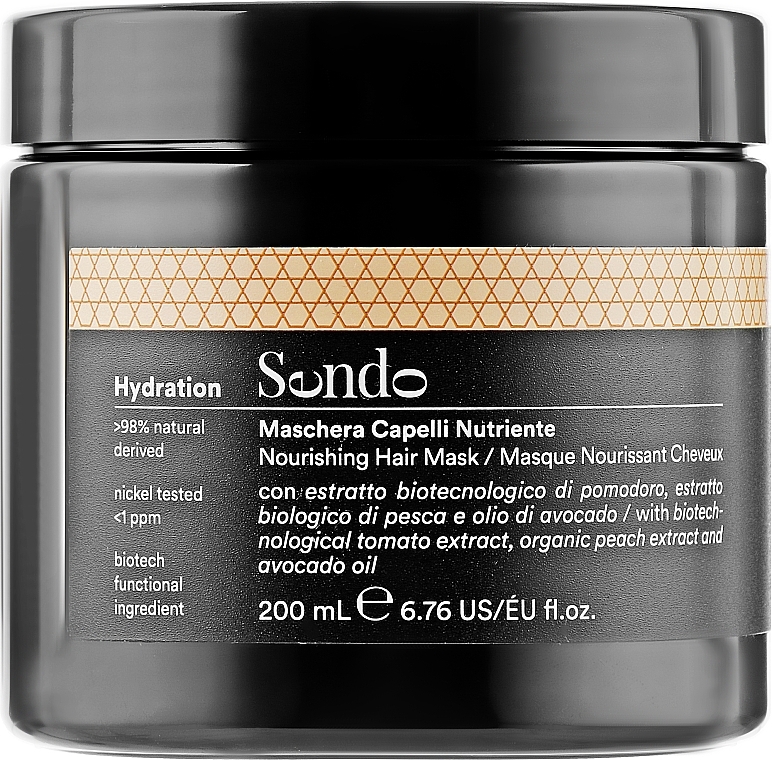 Nourishing Mask for Dry Hair - Sendo Hydration Nourishing Hair Mask — photo N1