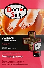 Fragrances, Perfumes, Cosmetics Foot Salt Bath "Anti-Varicose Complex" - Doctor Salt