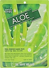 Fragrances, Perfumes, Cosmetics Sheet Face Mask with Aloe Extract - May Island Real Essence Mask Pack Aloe