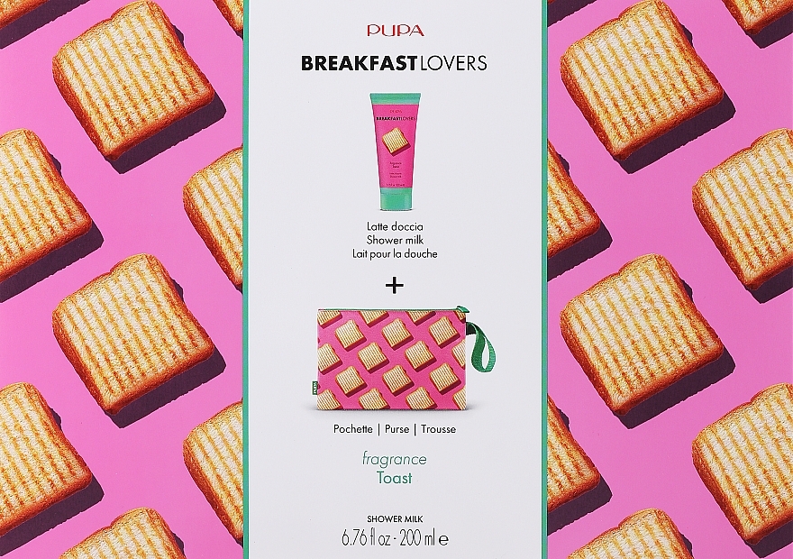 Set - Pupa Breakfast Lovers Toast (sh/milk/200 ml + bag) — photo N2