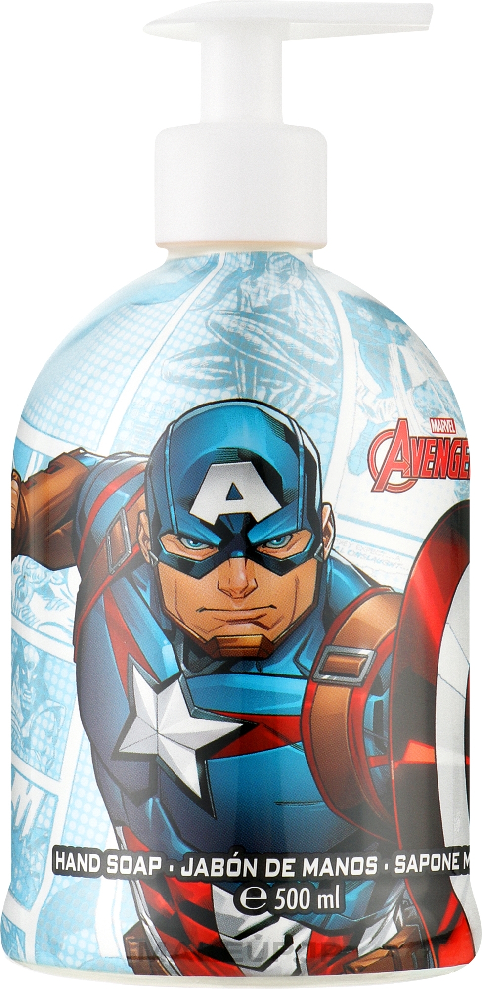 Liquid Hand Soap - Air-Val International Captain America Hand Soap — photo 500 ml