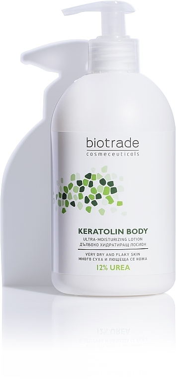 Body Lotion with 12% Urea for Intensive Moisturizing with a Mild Keratolytic Effect - Biotrade Keratolin Body Ultra-Moisturizing Lotion — photo N1