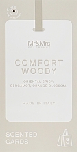 Fragrances, Perfumes, Cosmetics Set - Mr&Mrs Fragrance Tags Mr. Drawers Set № 82 Comfort Woody (3 x tags)