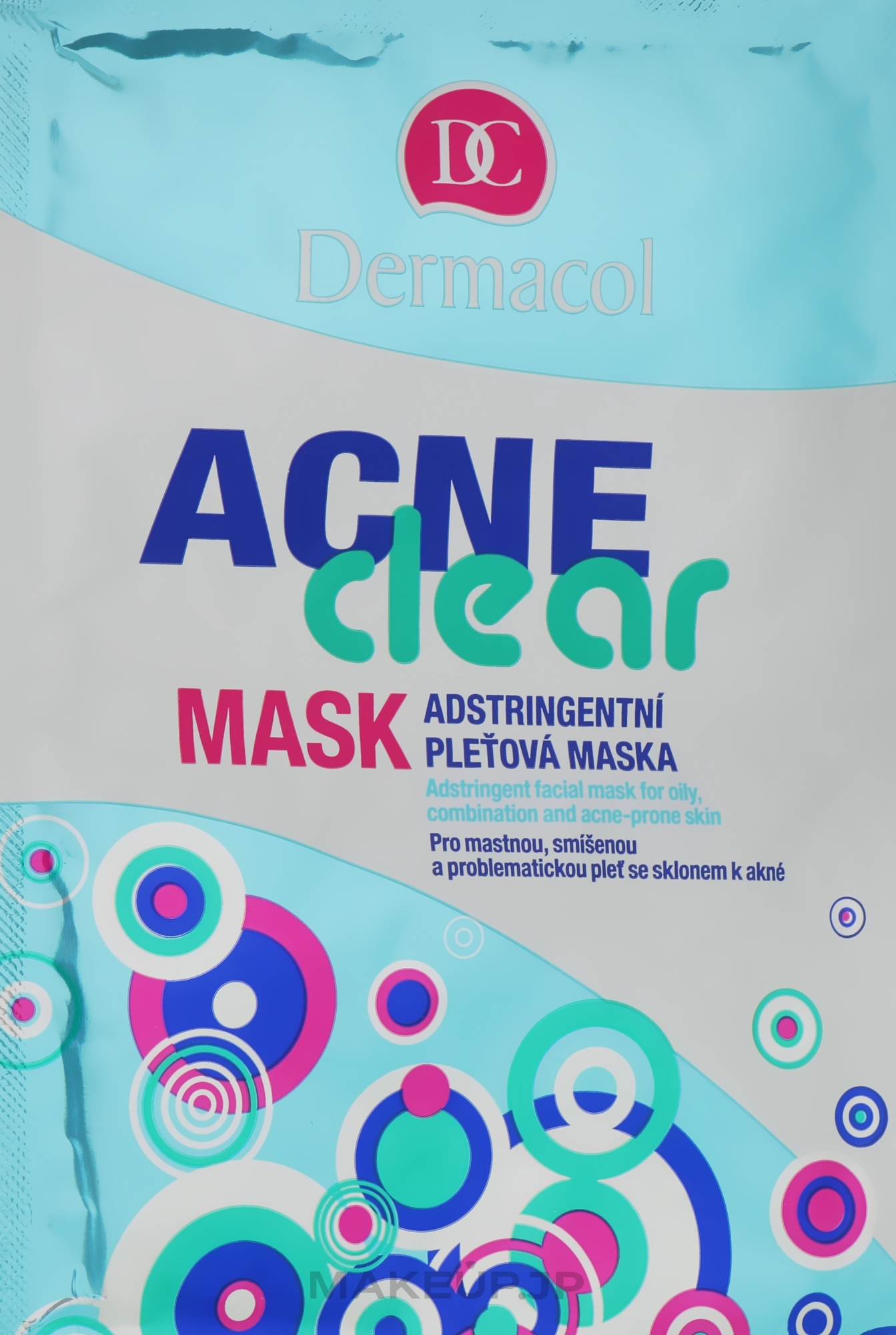 Soothing Mask for Oily, Combination and Problem Prone Skin - Dermacol Acne Clear Mask — photo 2 x 8 g