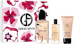 Fragrances, Perfumes, Cosmetics Giorgio Armani Yes - Kit (edp/100ml + b/lot/50ml + edp/15ml)