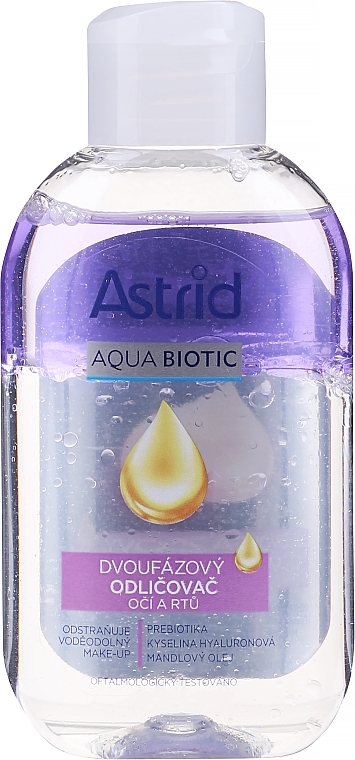 Bi-Phase Eye & Lip Cleanser - Astrid Aqua Biotic Two-Phase Makeup Remover Eyes And Lips — photo N1