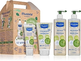 Fragrances, Perfumes, Cosmetics Set - Mustela Bio Set (micellar/water/400 ml + sh/gel/400 ml + b/cr/150 ml + b/cr/75 ml)