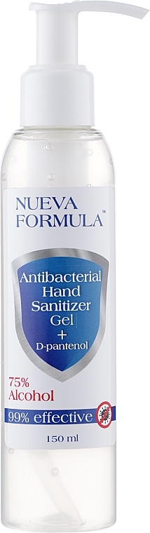 Hand Antiseptic with D-Pantehnol - Nueva Formula Antibacterial Hand Sanitizer Gel+D-pantenol — photo N9