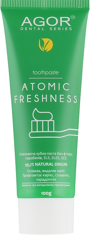 Refreshing Toothpaste - Agor Atomic Freshness — photo N1