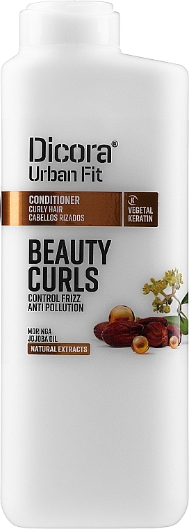 Curly Hair Conditioner - Dicora Urban Fit Conditioner Beauty Curls Control Frizz — photo N1