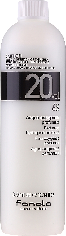 Emulsion Oxidant - Fanola Acqua Ossigenata Perfumed Hydrogen Peroxide Hair Oxidant 20vol 6% — photo N1