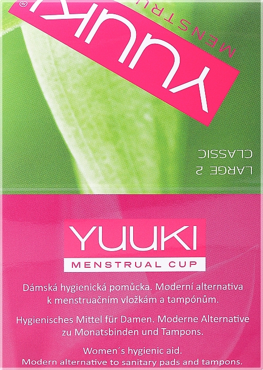 Menstrual Cup, size L + disinfection container - Yuuki Classic Large 2 — photo N1