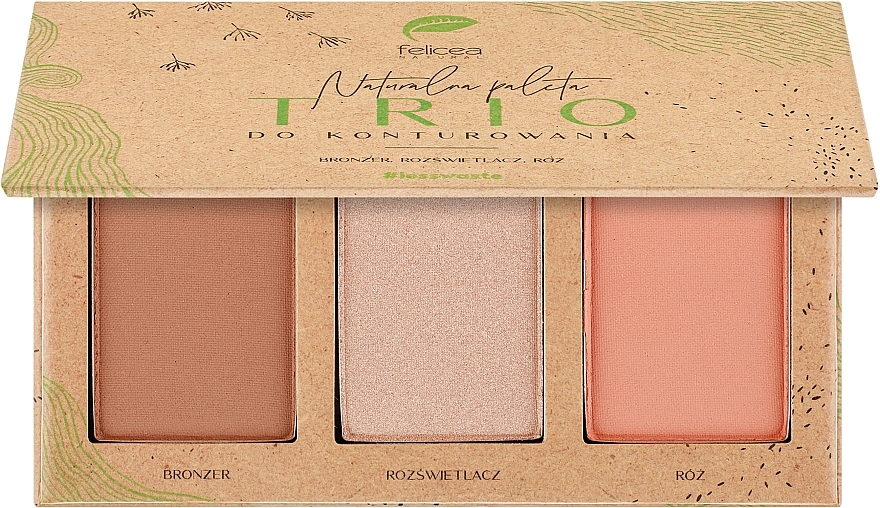 Makeup Palette - Felicea Natural Trio Palette — photo N2