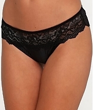 Fragrances, Perfumes, Cosmetics Panties with Lace Back RL110AML, black - Maria Lenkevich