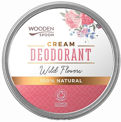 Body Deodorant Cream "Wild Flowers" - Wooden Spoon Wild Flowers — photo N1